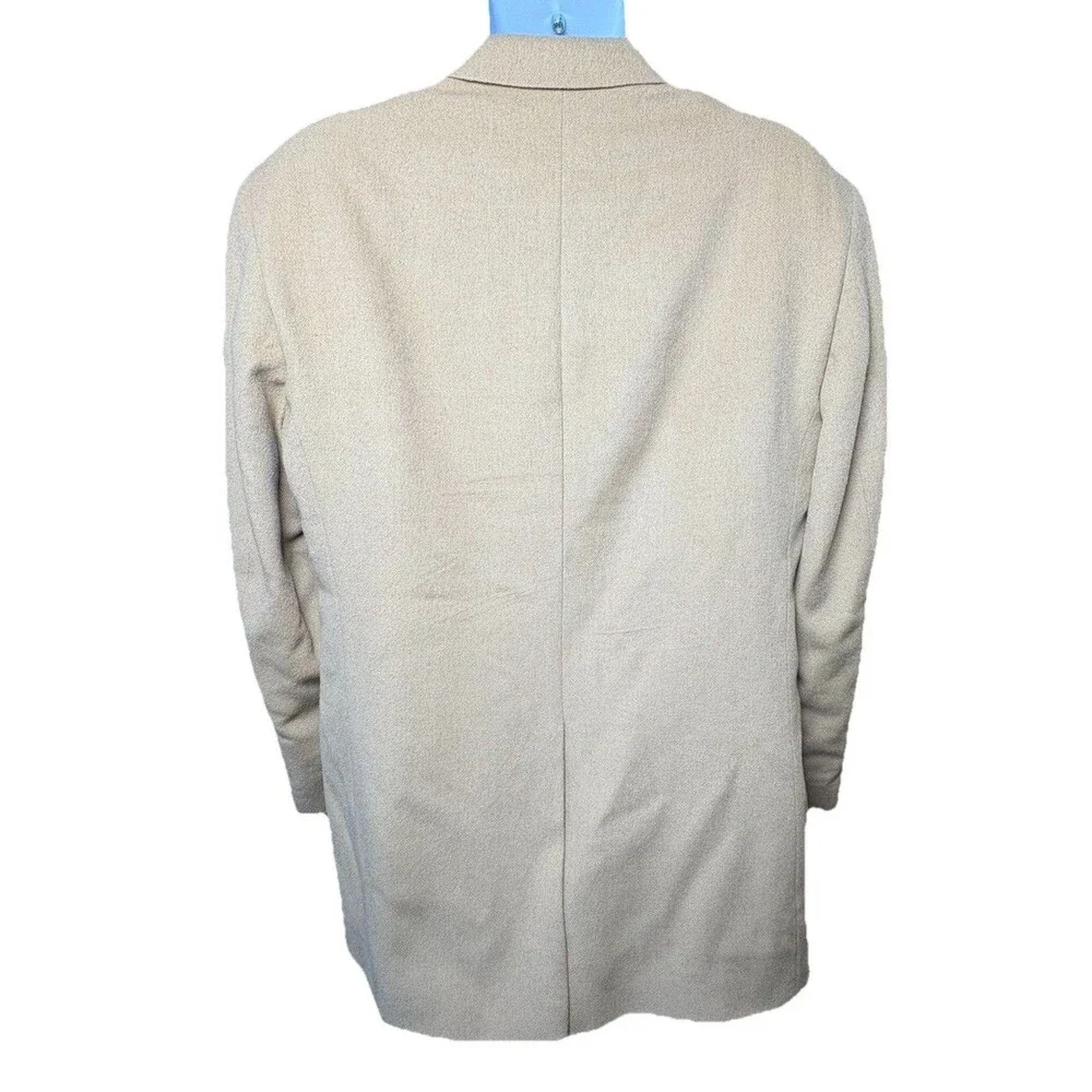 Jos A Bank Blazer 42L 100% Camel Hair Sports Coat Suit Jacket Tan 2 Button